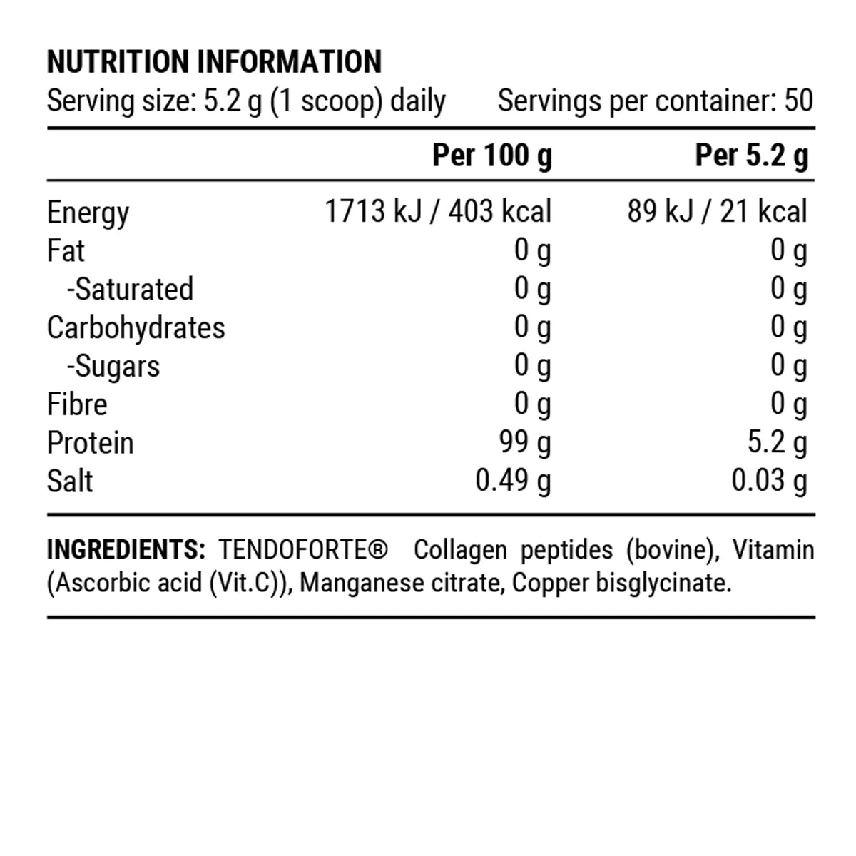 Collagen Repair 250g