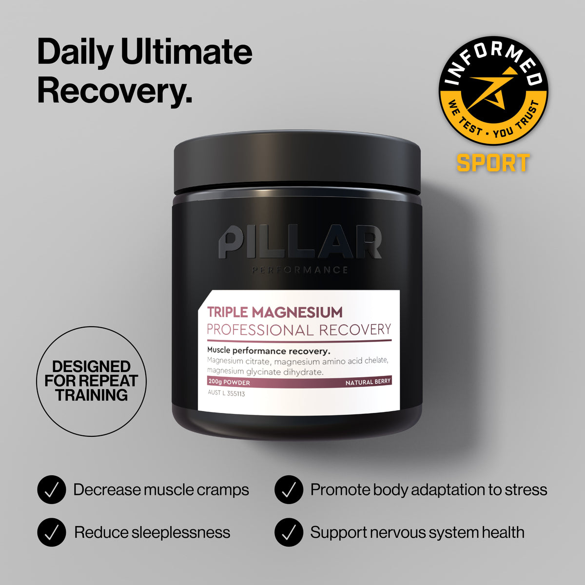 TRIPLE MAGNESIUM POWDER - Berry